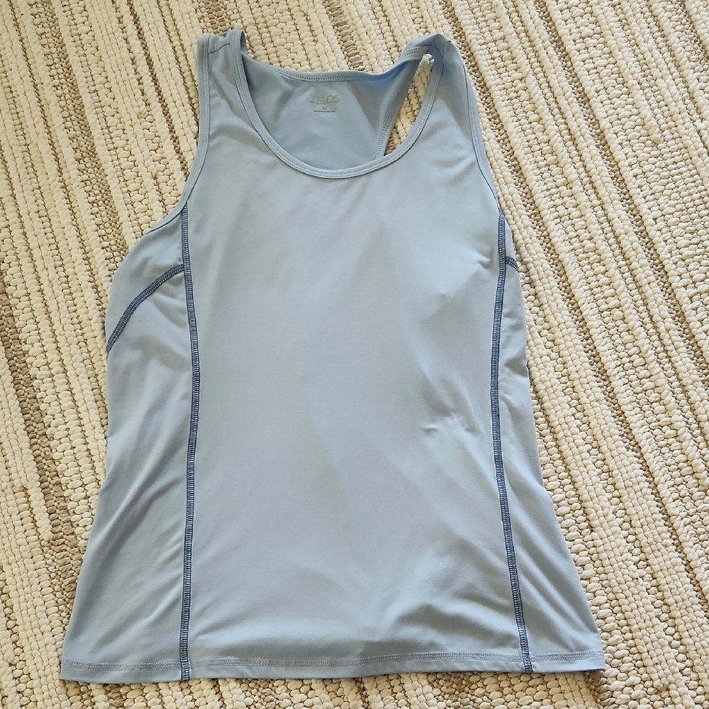 ZELOS Sky Blue Workout Tank